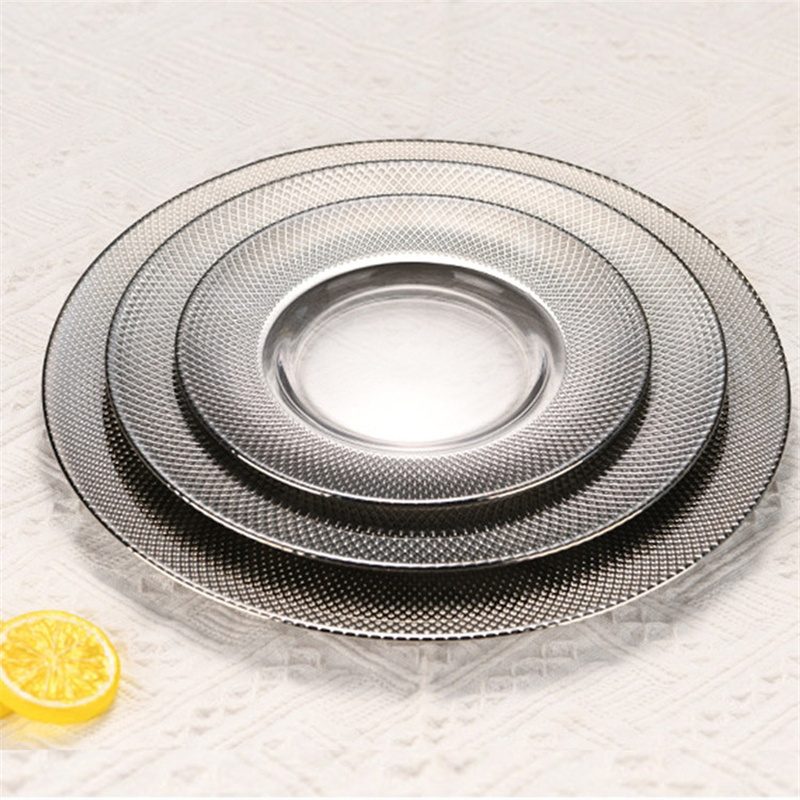 Wholesale glass charger plate PZ-018 - Image 6
